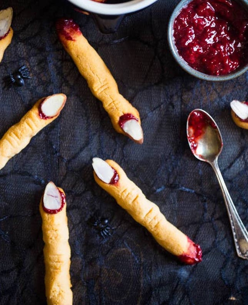 Paleo And Vegan Witch Finger Cookies